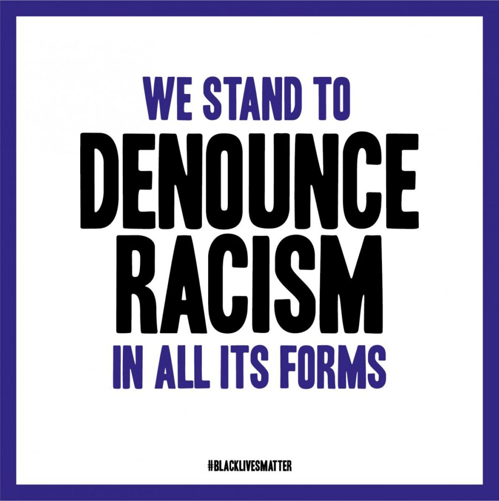 We stand to denounce racism in all its forms. – Open Clasp Theatre
